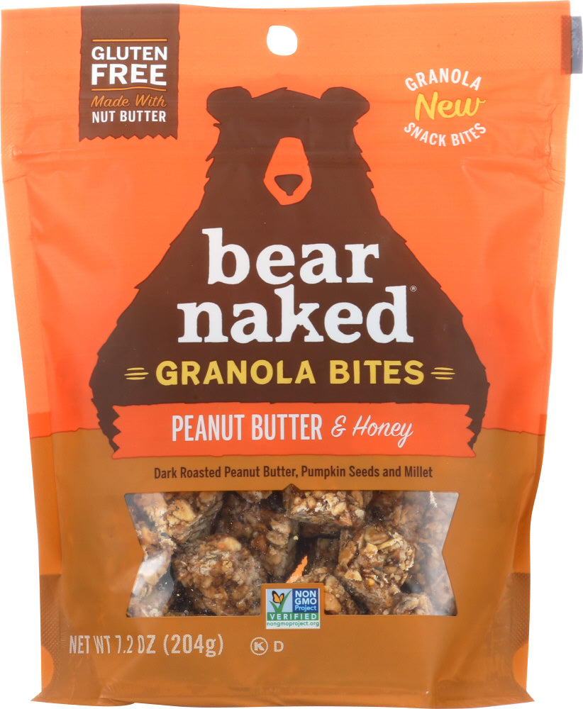 BEAR NAKED: Granola Bites Peanut Butter & Honey 7.2 Oz