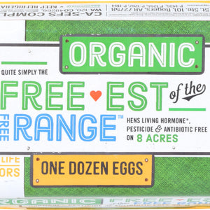 HAPPY EGG: Organic Free Range Eggs, 1 dz