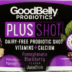GOOD BELLY: Plus Shot Pomegranate Blackberry Juice, 10.8 oz