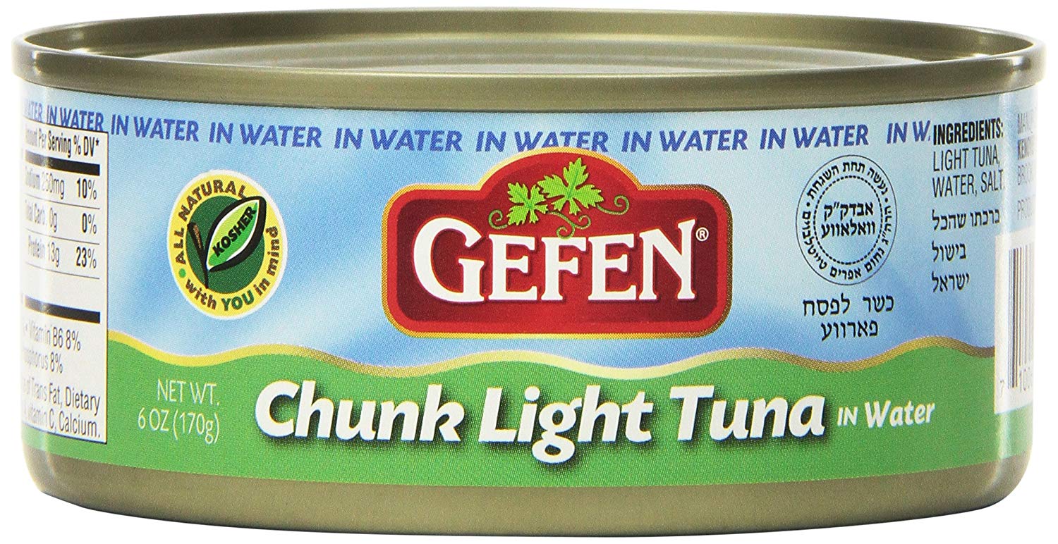 GEFEN: Chunk Light Tuna in Water, 6 oz