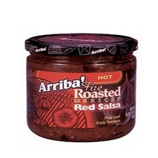 ARRIBA: Fire Roasted Hot Mexican Red Salsa, 16 Oz