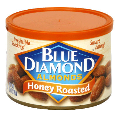 BLUE DIAMOND: Almonds Honey Roasted, 6 oz