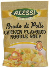 ALESSI: Brodo di Pollo Sicilian Chicken Flavored Noodle Soup, 6 Oz