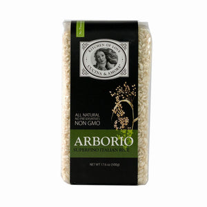 CUCINA & AMORE: Arborio Rice Grains, 17.6 oz