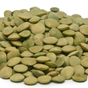 BULK BEANS: Beans Green Lentil Organic, 25 lb