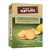 BACK TO NATURE: California Lemon Cookies, 9 oz