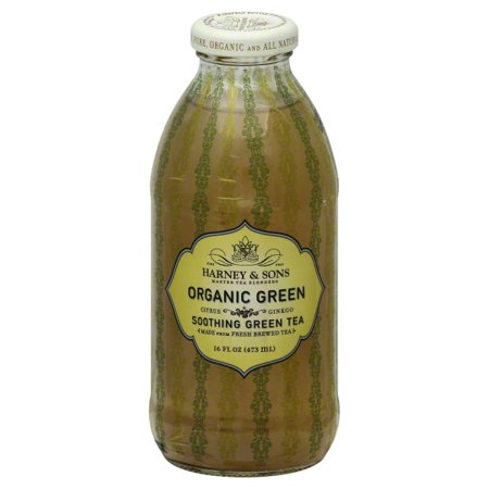 HARNEY & SONS: Organic Green Tea Citrus Ginko, 16 oz