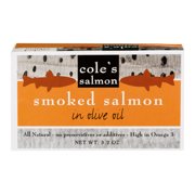 COLES: Salmon Smoked In Olive Oil, 3.2 oz