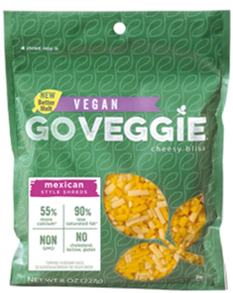 GO VEGGIE: Dairy Free Cheese Mexican Style Shreds, 8 oz