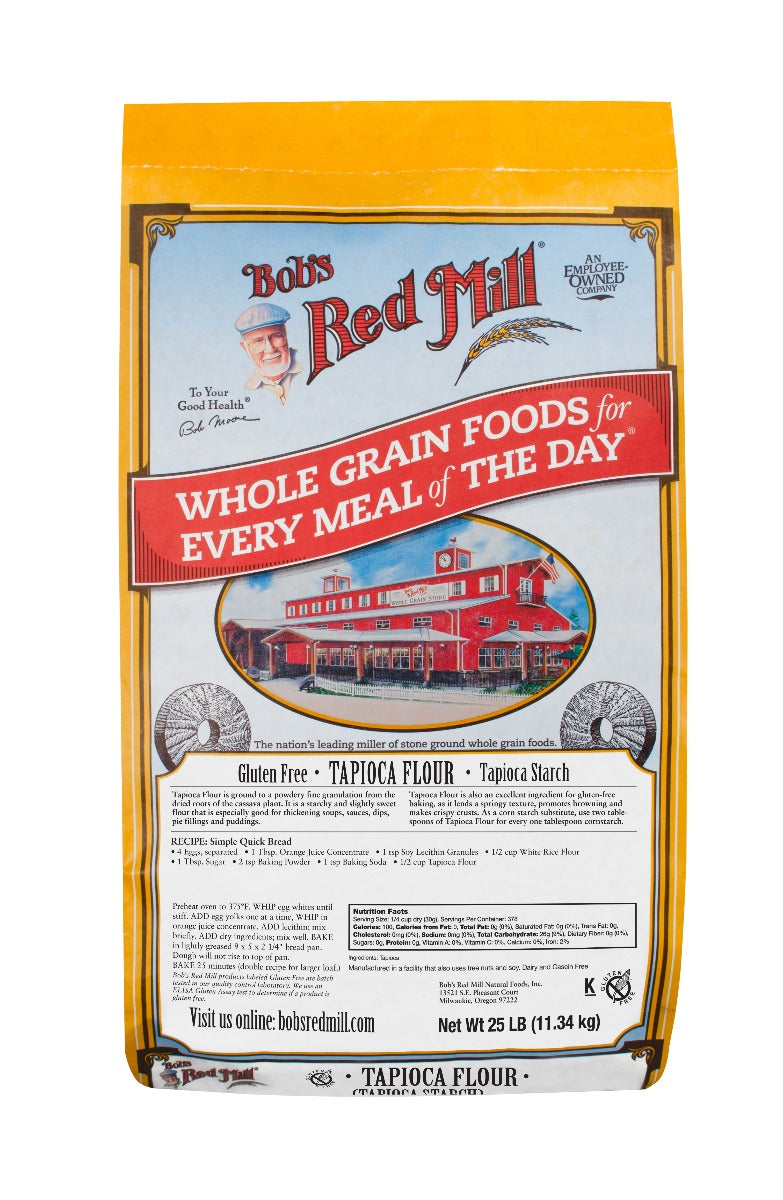 BOB'S RED MILL: Gluten Free Flour Tapioca, 25 lb