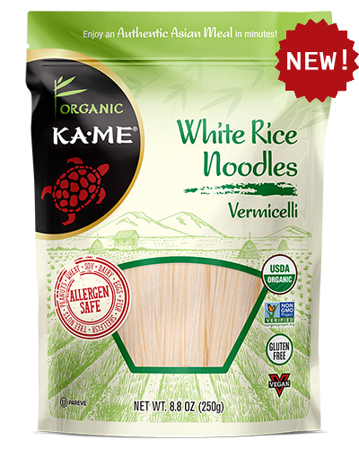 KA ME: Organic White Rice Noodles Vermicelli, 8.8 oz