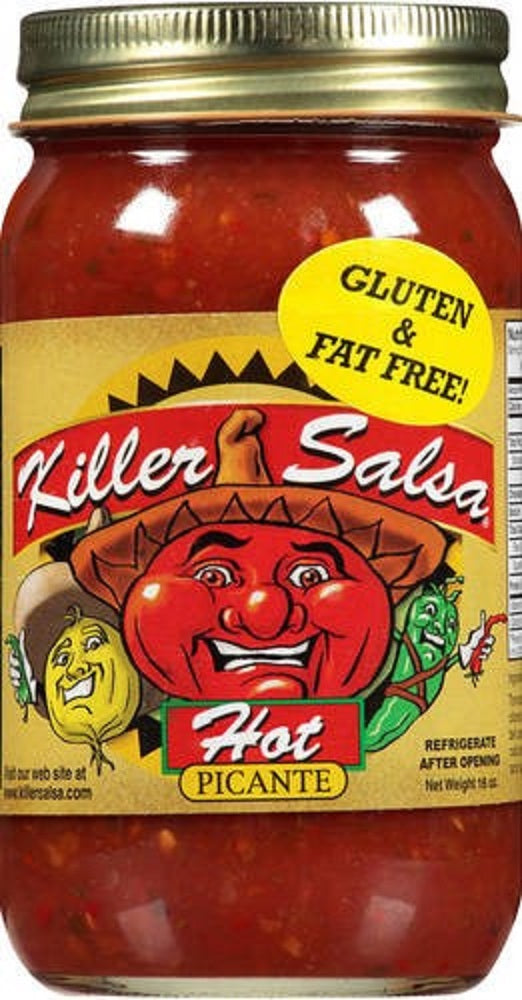 KILLER SALSA: Hot Picante Salsa, 16 oz