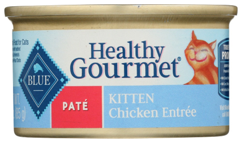 BLUE BUFFALO: Healthy Gourmet Kittens Chicken Entrée, 3 oz