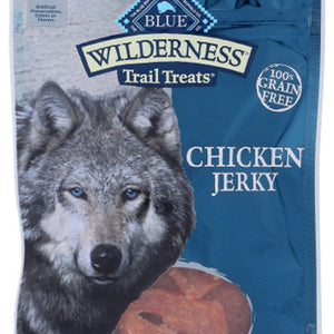 BLUE BUFFALO: Wilderness Trail Treats Chicken Jerky Dog Treats, 3.25 oz
