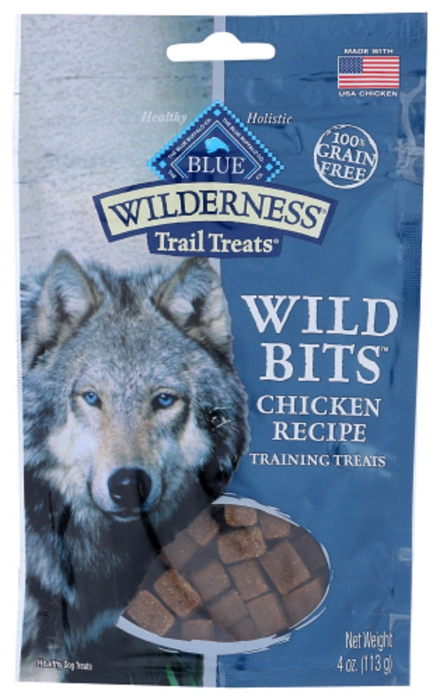 BLUE BUFFALO: Wilderness Trail Treats for Dog Chicken Recipe, 4 oz