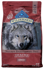 BLUE BUFFALO: Wilderness Adult Dog Food Red Meat Recipe, 4.50 lb