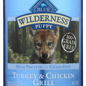 BLUE BUFFALO: Wilderness Puppy Food Turkey & Chicken Grill, 12.50 oz