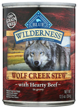 BLUE BUFFALO: Wilderness Wolf Creek Stew Adult Dog Food Hearty Beef Stew, 12.50 oz