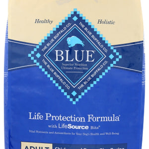 BLUE BUFFALO: Life Protection Formula Adult Dog Food Chicken and Brown Rice Recipe, 15 lb
