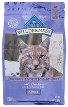 BLUE BUFFALO: Wilderness Adult Cat Food Chicken Recipe, 4 lb