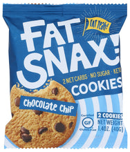 FAT SNAX: Chocolate Chip Cookies, 1.40 oz