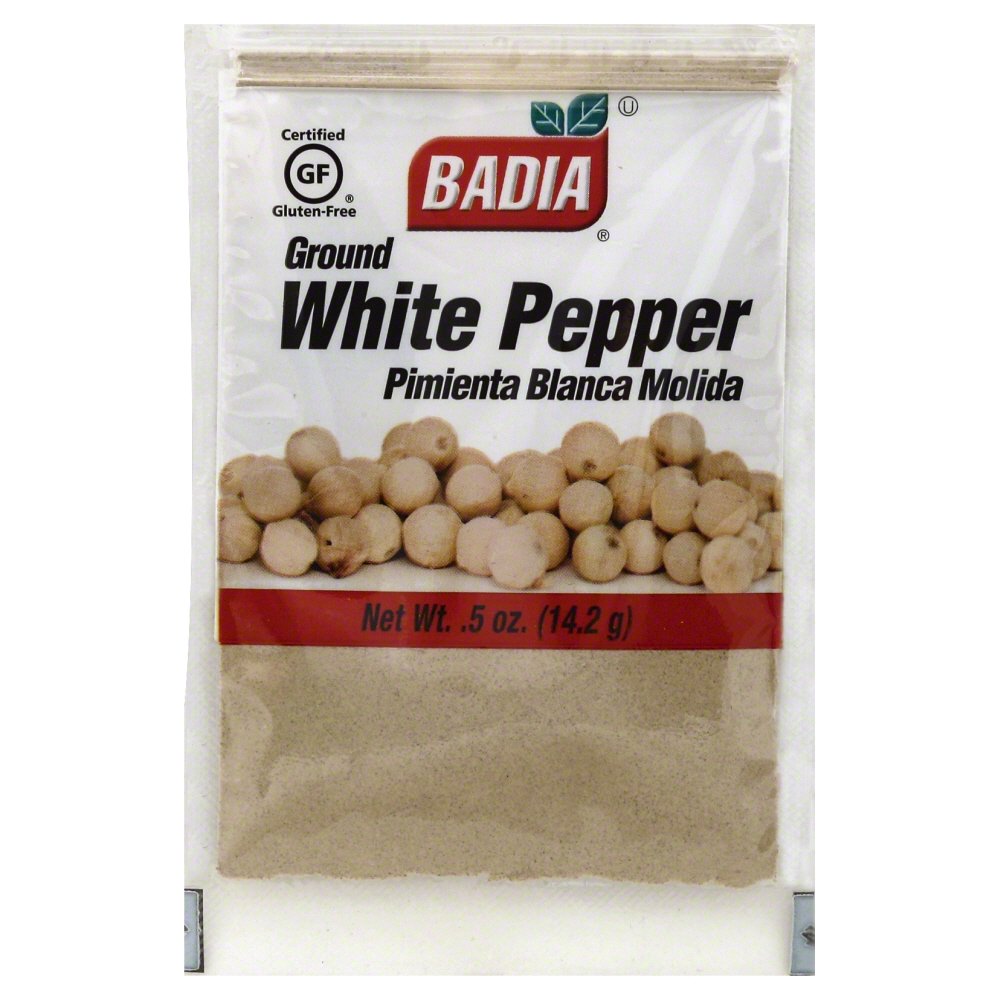 BADIA: Ground White Pepper, 0.5 oz