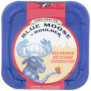 BLUE MOOSE OF BOULDER: Red Pepper Artichoke Cheddar Dip, 7 oz