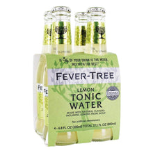 FEVER-TREE: Lemon Tonic Water 4x6.8 oz Bottle, 27.2 oz