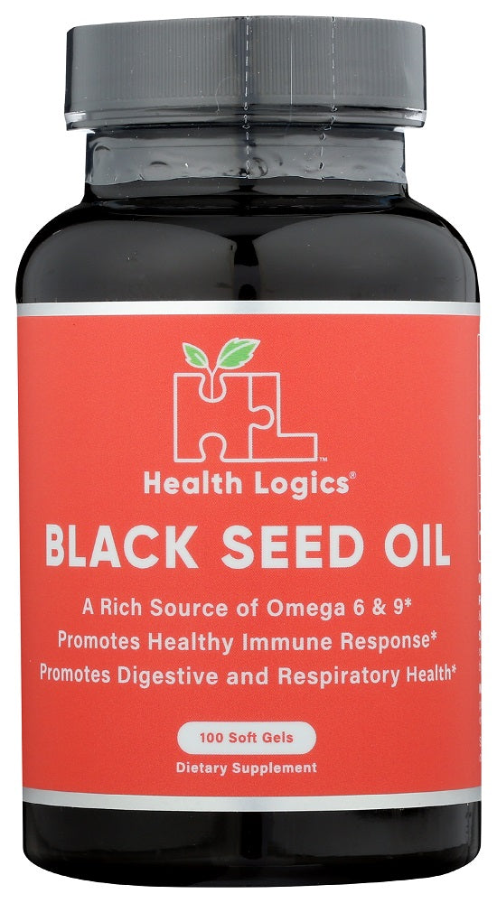 HEALTH LOGICS: Black Cumin Seed Oil, 100 softgels