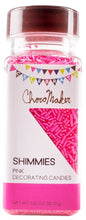 CHOCOMAKER: Shimmies Pink Decorating Candies, 3.25 oz