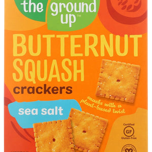 FROM THE GROUND UP: Butternut Squash Sea Salt Crackers, 4 oz