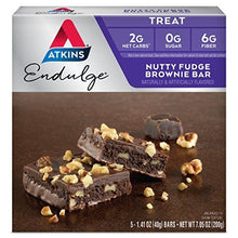 ATKINS NUTRITIONAL: Advent Bar 5pk Brownie Nutty, 7 oz