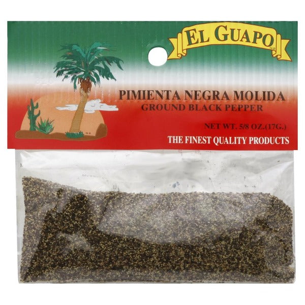 EL GUAPO: Ground Black Pepper, 0.63 oz